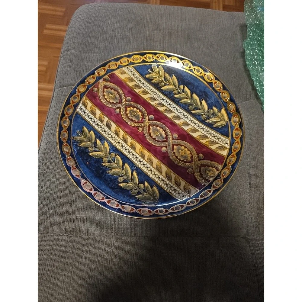 Porcelain decorative plate, Oriental Accents, 10.25 inches Set Of 2 Plates